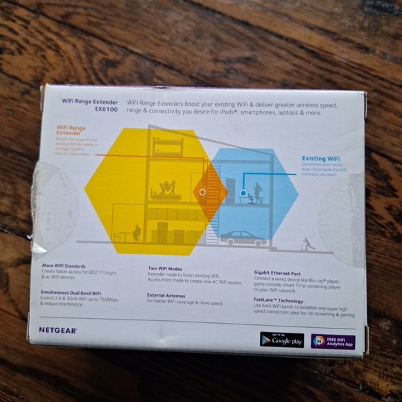 Netgear WiFi Range Extender #EX6100 - Picture 2 of 11